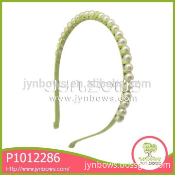 2015 Novelty girls decoration low price pearl cheaper headband